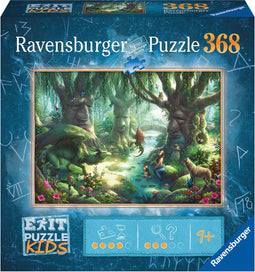 Ravensburger EXIT puzzel Kids Het magische bos, kinderpuzzel, raadsel, puzzelspel, spel, 368 stukjes, 12955