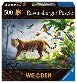 Ravensburger Houten Legpuzzel 500 stuk(s) Tijger