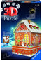 Ravensburger Kerst Gingerbread House Night Edition - 3D puzzel gebouw - 216 Stukjes