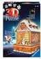 Ravensburger Kerst Gingerbread House Night Edition - 3D puzzel gebouw - 216 Stukjes
