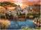 Ravensburger Legpuzzel Zebra's Bij de Drinkplaats, 500 stukjes