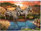 Ravensburger Legpuzzel Zebra's Bij de Drinkplaats, 500 stukjes