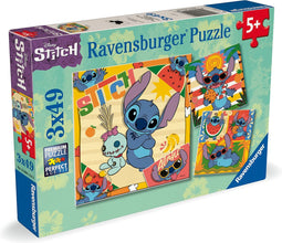 Ravensburger Magische Disney Stitch Puzzelset – 3x49 Stukjes