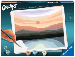 Ravensburger Minimalistisch landschap - Schilderen op nummer voor volwassenen