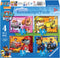 Ravensburger PAW Patrol: Puppies op pad - 12+16+20+24 stukjes - kinderpuzzel