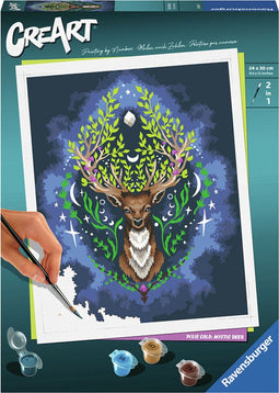 Ravensburger Pixie Cold: Mystic Deer - Schilderen op nummer voor volwassenen