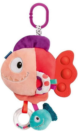 Ravensburger -PLAY+ - Rode piranha pop-it knuffel - Vanaf de geboorte - Franse versie - 34015