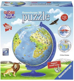 RAVENSBURGER Puzzel 3D Wereldkaart 180 stks - Frans