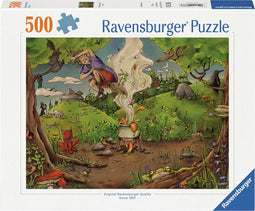 Ravensburger puzzel Bij de bosheks - Legpuzzel - 500 stukjes
