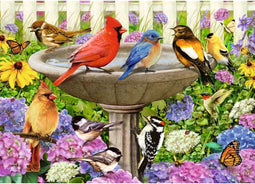 Ravensburger puzzel Bij het vogelbadje - Legpuzzel - 500 stukjes