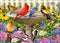 Ravensburger puzzel Bij het vogelbadje - Legpuzzel - 500 stukjes