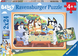 Ravensburger puzzel Bluey - Legpuzzel - 2x24 stukjes