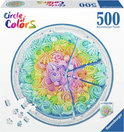 Ravensburger Puzzel Circle of Colors Regenboog taart - Legpuzzel - 500 stukjes