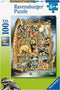 Ravensburger puzzel Dieren collage - Legpuzzel - 100 XXL stukjes
