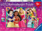 Ravensburger puzzel Disney Princess - Drie puzzels - 49 stukjes - kinderpuzzel