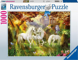 Ravensburger puzzel Eenhoorns in de herfst - Legpuzzel - 1000 stukjes