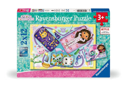 Ravensburger puzzel Gabby's Dollhouse - Legpuzzel - 2x12 stukjes
