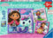 Ravensburger puzzel Gabby's Dollhouse - Legpuzzel - 3x49 stukjes