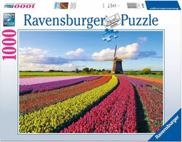 Ravensburger puzzel Hollandse windmolen 1000 stukjes.