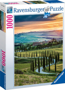 Ravensburger puzzel Italian landscapes: Val d'Orcia, Tuscany - Legpuzzel - 1000 stukjes