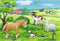 Ravensburger puzzel Jonge dieren op het platteland - 2x12 stukjes - kinderpuzzel