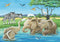 Ravensburger puzzel Jonge dieren uit de hele wereld - 2 x 12 stukjes