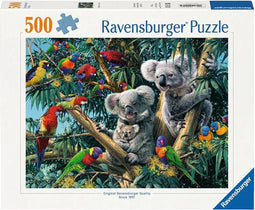 Ravensburger puzzel Koalas im Baum - 500 stukjes.