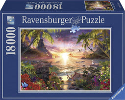 Ravensburger puzzel Lassen Paradijselijke zonsondergang - Legpuzzel - 18000 stukjes