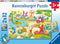 Ravensburger puzzel Lievelingsdino's - Twee puzzels - 12 stukjes - kinderpuzzel