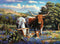 Ravensburger puzzel Loving Longhorns - Legpuzzel - 500 stukjes