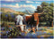 Ravensburger puzzel Loving Longhorns - Legpuzzel - 500 stukjes