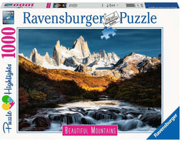 Ravensburger puzzel Monte Fitz Roy, Patagonië - Legpuzzel - 1000 stukjes