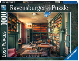 Ravensburger puzzel Mysterious Castle Library - Legpuzzel - Lost Places - 1000 stukjes