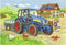 Ravensburger puzzel Op de bouwplaats en boerderij - 2x12 stukjes - kinderpuzzel