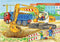 Ravensburger puzzel Op de bouwplaats en boerderij - 2x12 stukjes - kinderpuzzel