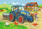 Ravensburger puzzel Op de bouwplaats en boerderij - 2x12 stukjes - kinderpuzzel