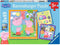 Ravensburger puzzel Peppa Pig - Legpuzzel - 3x49 stukjes