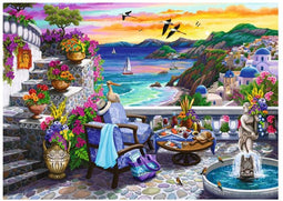 Ravensburger puzzel Santorini sunset - Legpuzzel - 300 Large Format stukjes