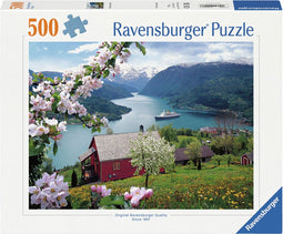 Ravensburger puzzel Skandinavische Idylle - 500 stukjes.