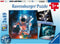 Ravensburger puzzel Space - Drie puzzels - 49 stukjes - kinderpuzzel