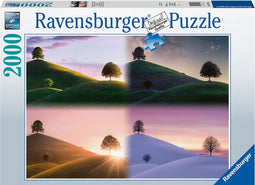 Ravensburger puzzel Stemmingsvolle bomen en bergen - Legpuzzel - 2000 stukjes