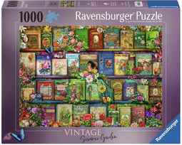 Ravensburger puzzel Vintage tuinboeken - Legpuzzel - 1000 stukjes