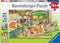 Ravensburger puzzel Vrolijk boerderijleven- 2x24 stukjes - kinderpuzzel