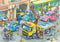 Ravensburger puzzel Vuilniswagen en sleepwagen - 2 x 24 stukjes