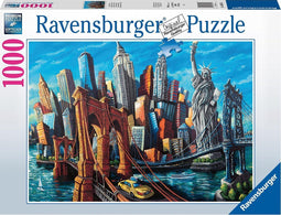 Ravensburger puzzel Welkom in New York - Legpuzzel - 1000 stukjes