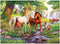 Ravensburger puzzel Wilde Paarden Bij De Rivier - Legpuzzel - 300XXL stukjes