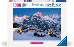 Ravensburger Puzzle 12000254 - Berner Oberland, Mürren - 1000 Teile Puzzle, Beautiful Mountains Kollektion, für Erwachsene und Kinder ab 14 Jahren