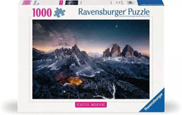 Ravensburger Puzzle 12000256 - Drei Zinnen, Dolomiten - 1000 Teile Puzzle, Beautiful Mountains Kollektion, für Erwachsene und Kinder ab 14 Jahren