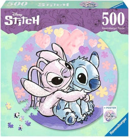 Ravensburger Round puzzle Disney Stitch - Legpuzzel - 500 stukjes