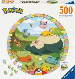 Ravensburger Round puzzle Pokémon - Ronde Legpuzzel - 500 stukjes